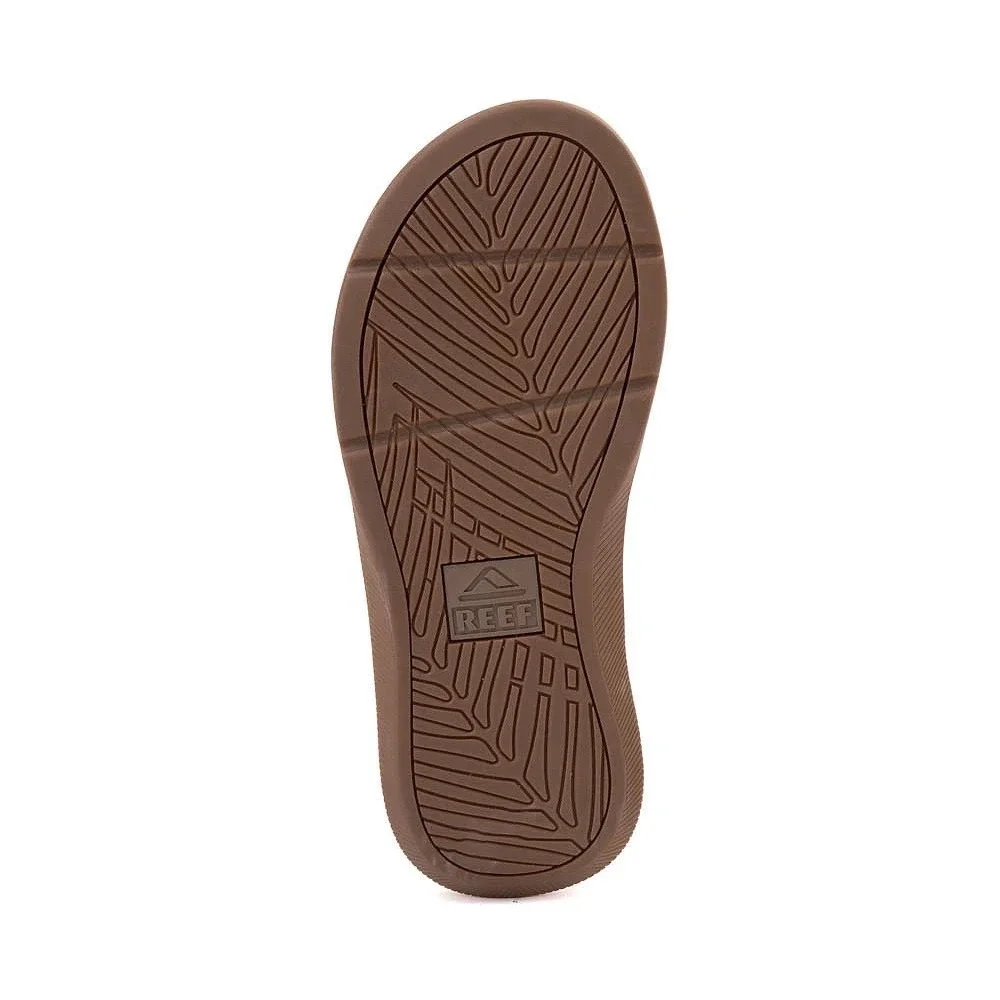 NEW‎ REEF SANTA ANA Men's Sandals Flip Flop CJ4017 Leather SAND Tan Beige Size 8